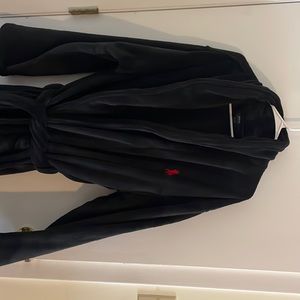 Men’s Navy Black Polo Ralph Lauren Robe S/M. New without tag